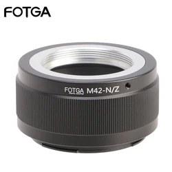FOTGA M42 Lens to Nikon Z Mount Camera Adapter Ring (Black)