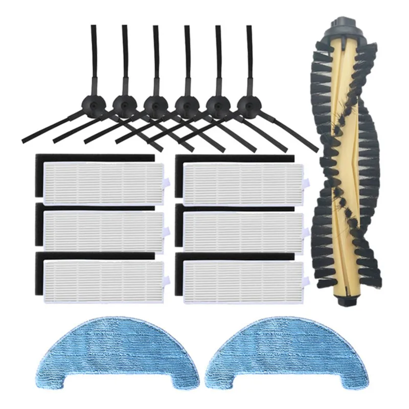 

Robot Side Brush Hepa Filter Mop Cloths Rags for Polaris PVCR 0833 1126W 0726W 0826 0926 Robotic Vacuum Cleaner Spare Parts