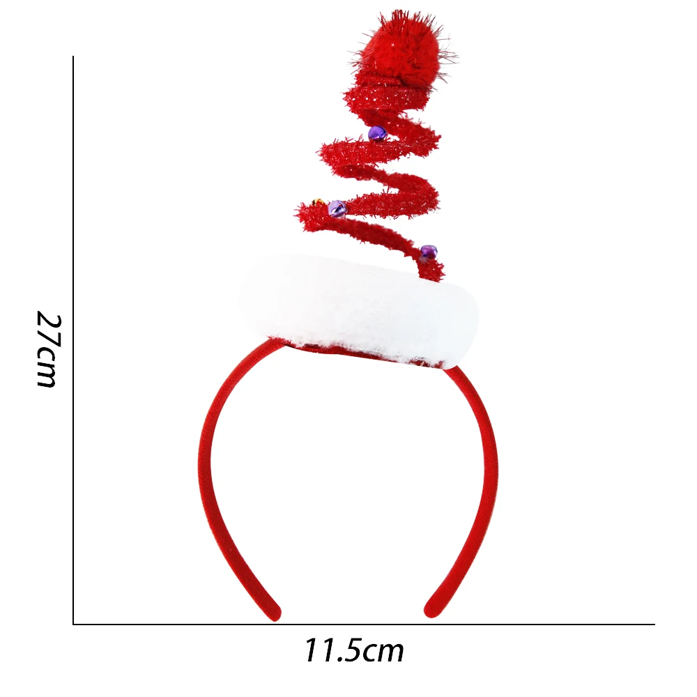 Christmas Headband Santa Claus Elk Xmas Snowman Headdress Hair Hoop Kids Adults Favor Christmas Decoration For Home Navidad