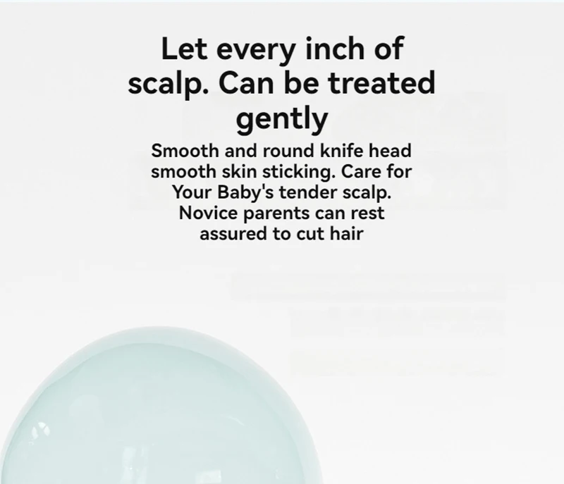 Baby Hair Clipper Quiet Shaving New Baby Electric Pusher Silent Baby Hair Shaving and Fetal Hair Cutting Tool No Lubricating Oil