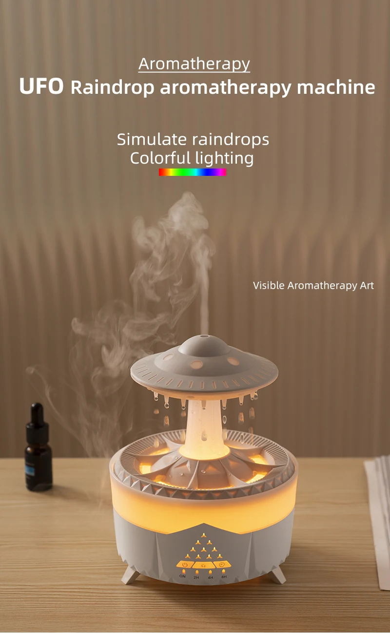 Humidificador Difusor de Aromas Hongo AM: Crea un Ambiente Tranquilo y Refrescante