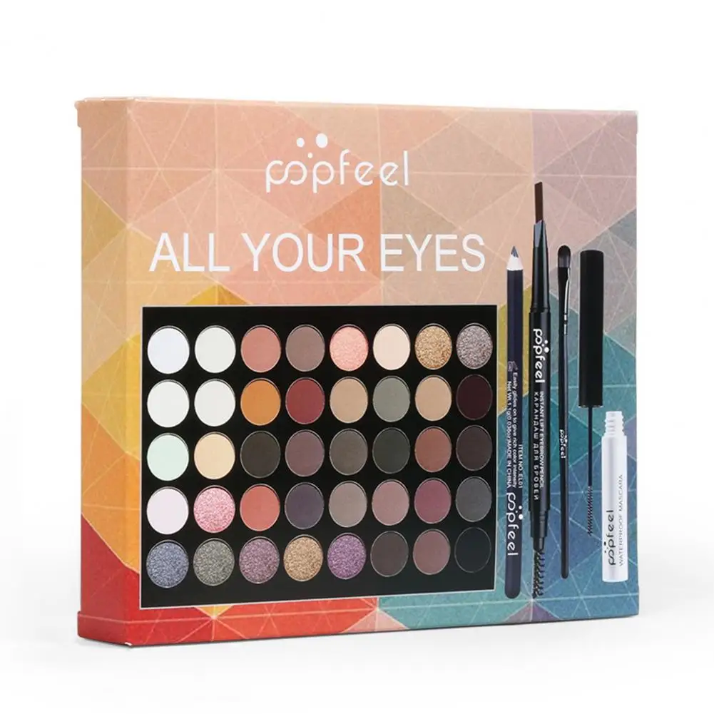 Eyeshadow Palette Set Natural Pigmented Eyeshadow Set 40 Color Palette Makeup Tool for Beginners for Shading