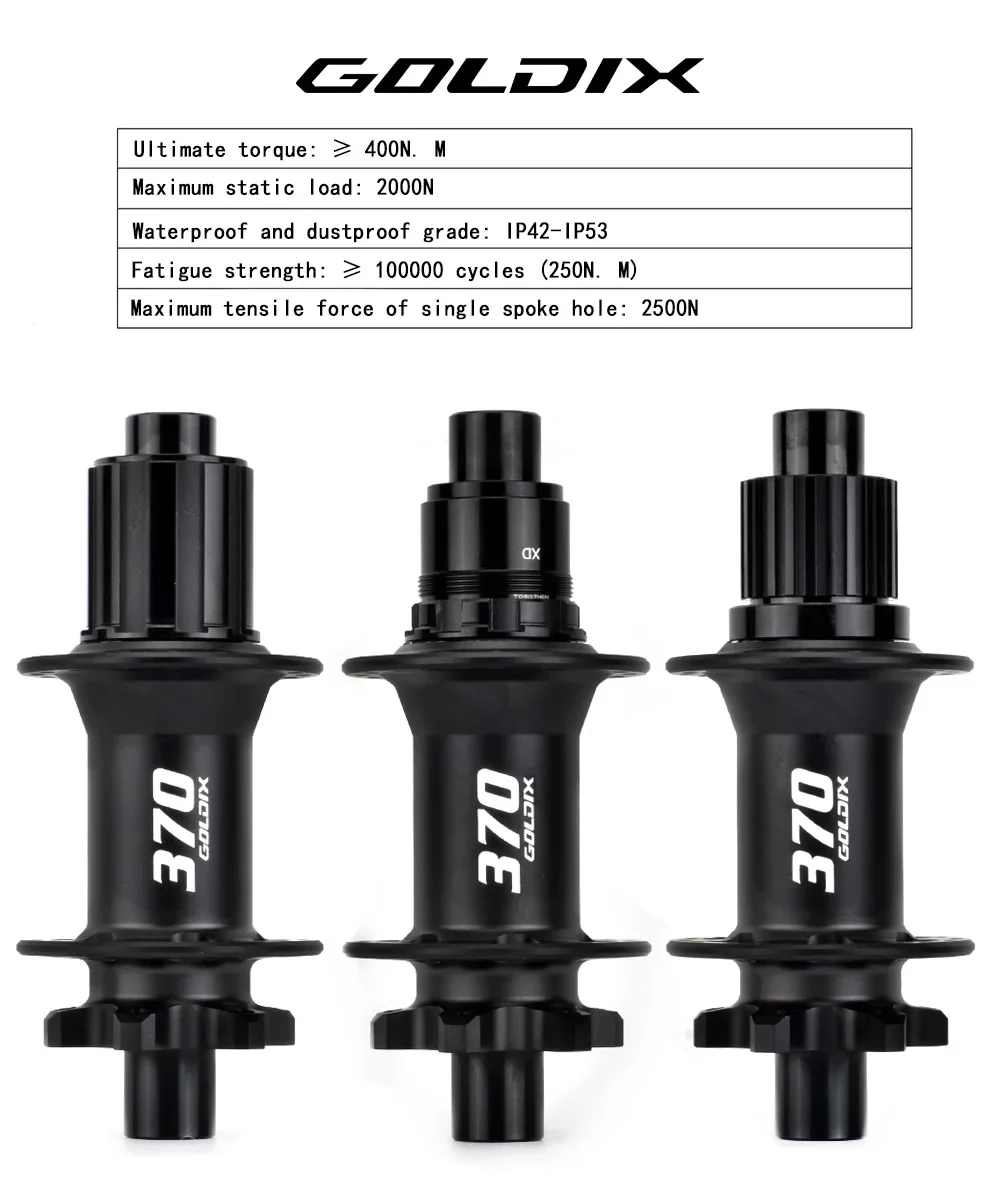 32H Bicycle Hub 6-bolt Disc Brake 32 Holes Ratchet 36T BOOST MTB