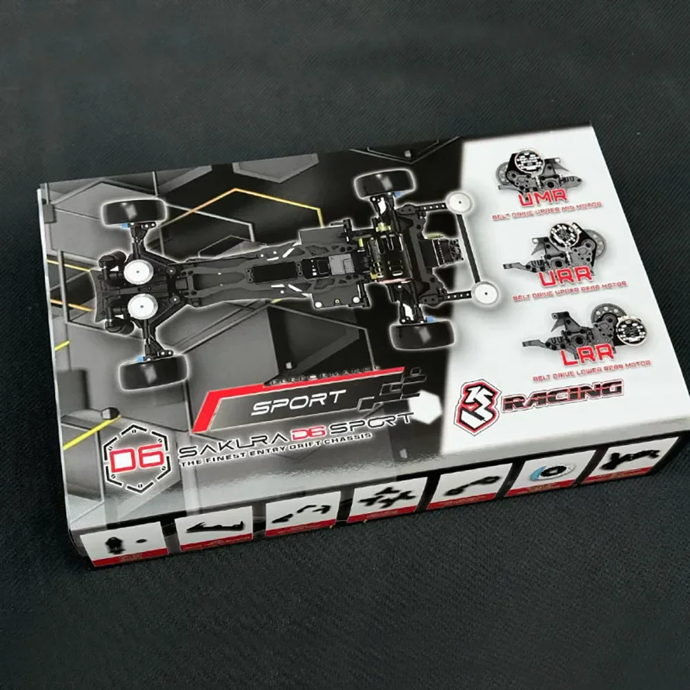 3Racing さくら D6 スポーツ RWD キット 1/10 RC 電動リモート