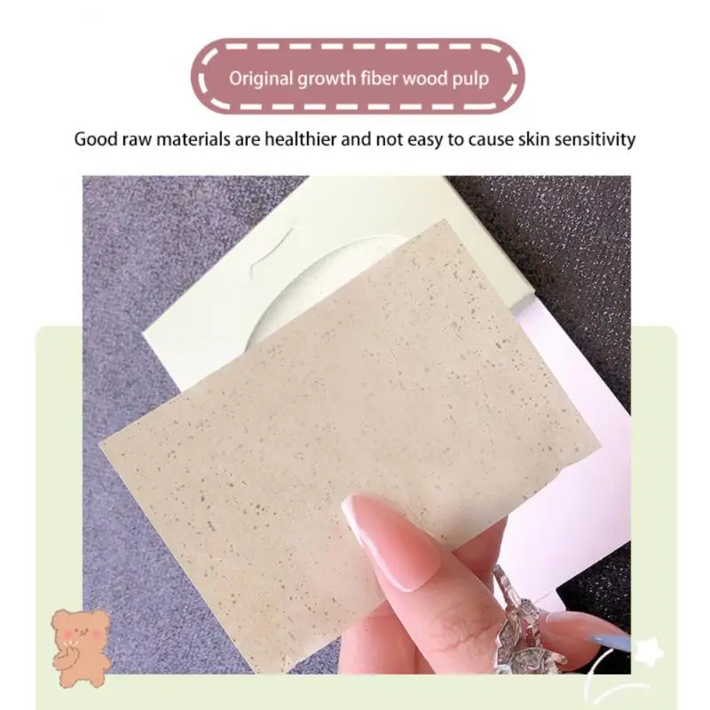 Cosmetics Makeup Tool Shrink Pores Facial Cleansing Powder Removal Oily Skin Solution Portable Blotting Sheets Oil Control Wipe 4