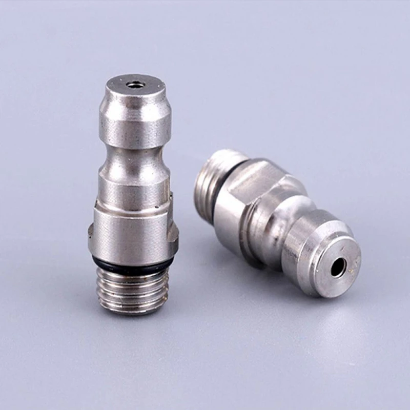 8MM quick-connect nafukovací pánský konektor plyn cylindr inlet a nafukovací tryska M8X1 nitka jednocestný klapka, 4ks