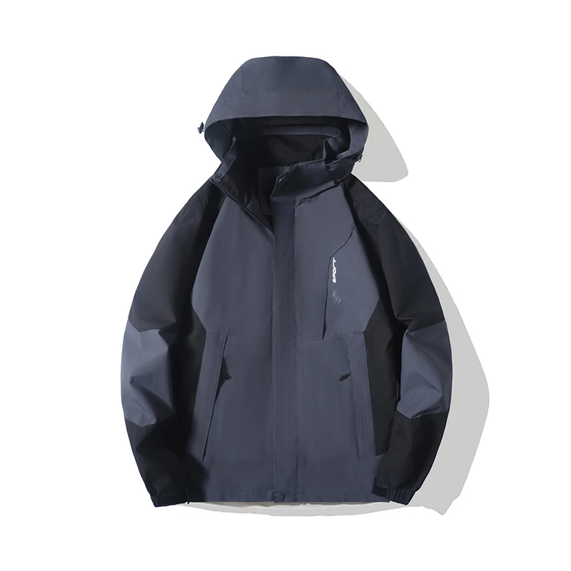 Mens Womens Waterproof Windbreaker Jacket Outdoor Hiking Coat Lightweight Hooded Workwear Urban Style Mountain Fashion Spring