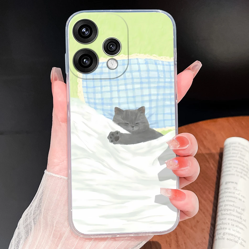 Butterfly Pattern Soft Slim TPU Transparent Silicone Phone Case