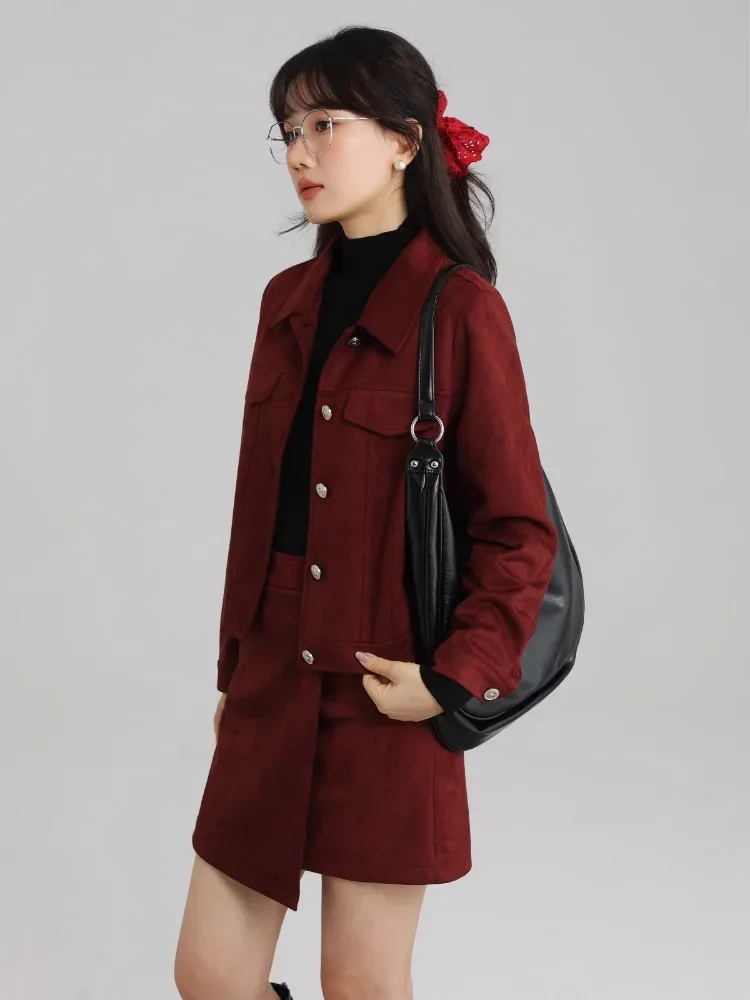 Retro Ribbon Jacket & Mini Skirt UNP0008
