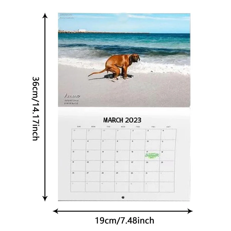 Calendar Dogs Pooping | Funny Wall Calendars 2023 | Dog Pooping Wall  Calendar - Dog Wall - Aliexpress