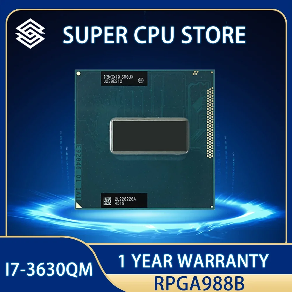 Processor Cpu Intel Core I7-3630QM Laptop Processor - 2.4GHz Quad Core CPU  For Notebook Computers Intel R