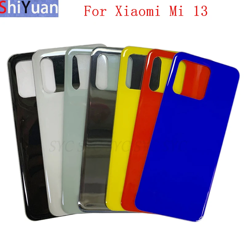 Back Battery Cover Rear Door Housing Case For Xiaomi Mi 13 Battery Cover with Logo Replacement Parts