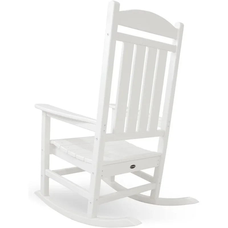 POLYWOOD R100WH Presidential Rocking Chair, White