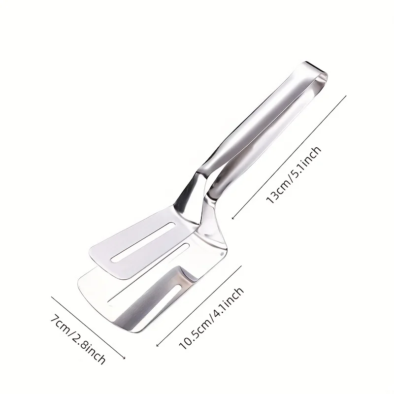 Stainless Steel Kitchens Tong Multi-purpose Gripper Bread Clip Steak Clamps Fried Steak Clamp Barbecue Tongs Beefsteak Turner food tongs