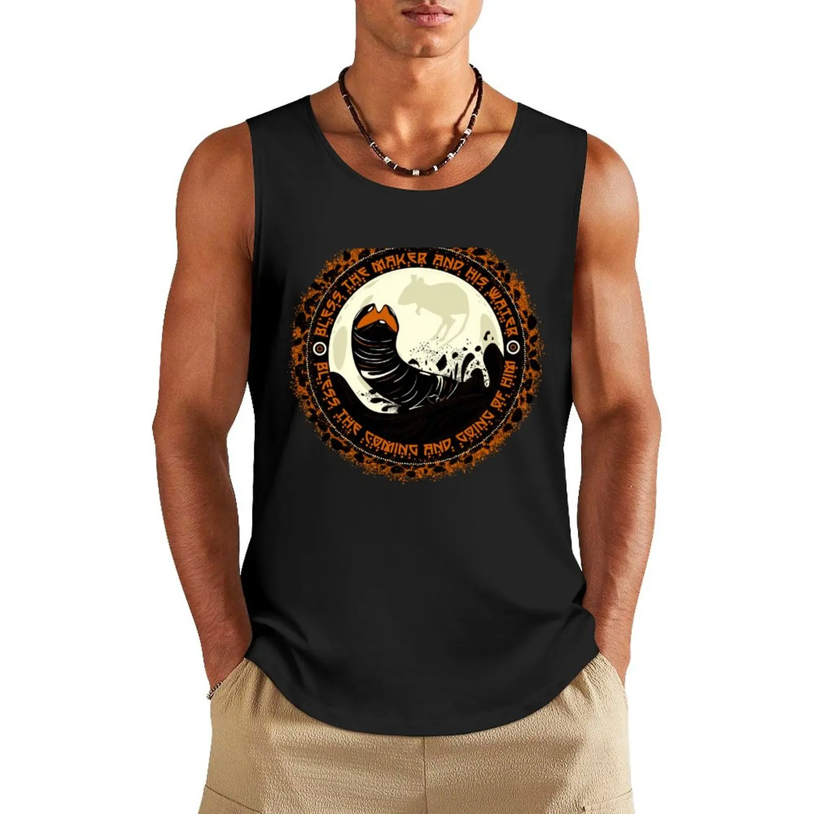 

Shai Hulud 2 Tank Top summer 2024 Men's sports t-shirt Top summer