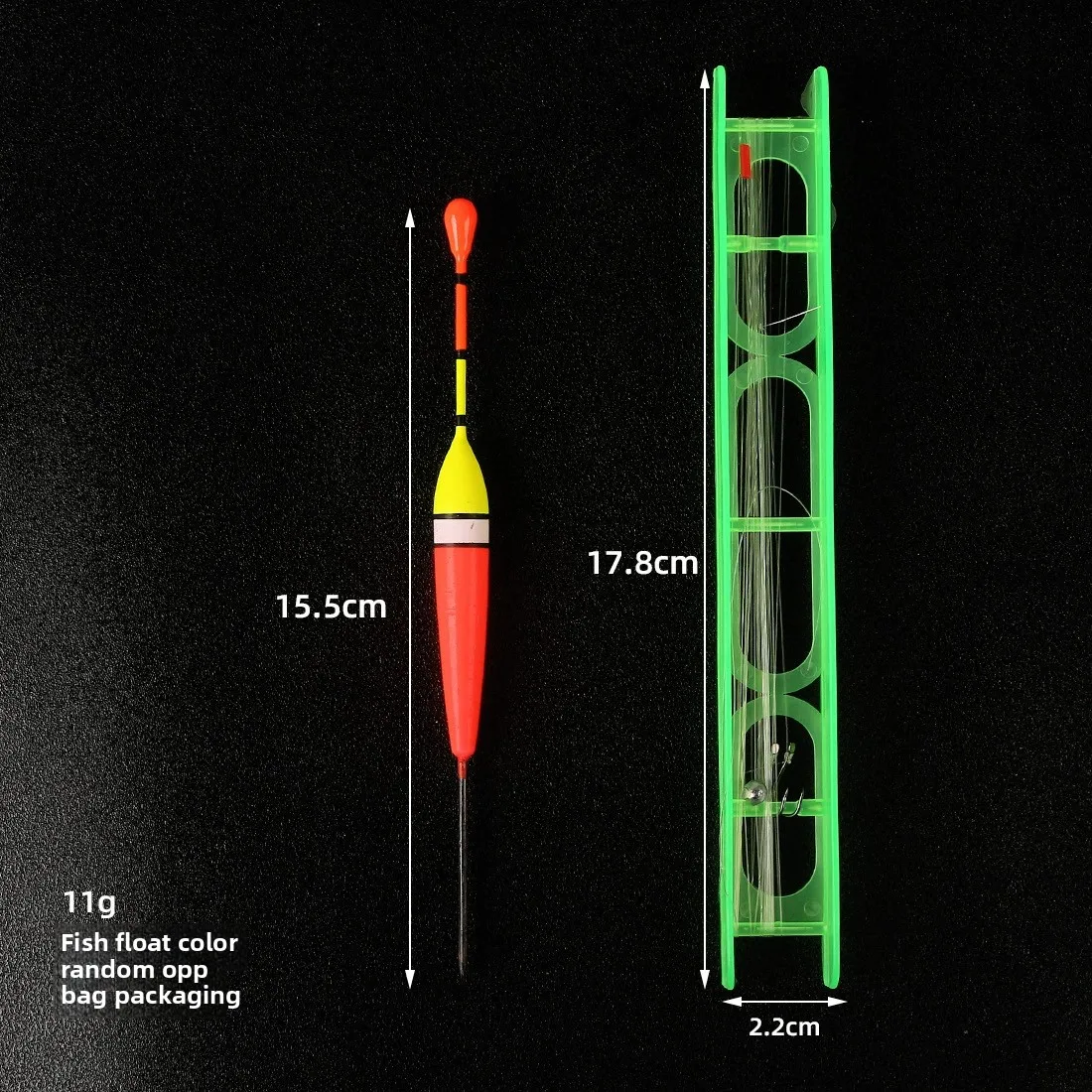 Shallow Water Floating Line Group Floating Fishing Line Fishhook Beginner Hand Rod Accessories Vertical Fish Floating Outdoor - 6