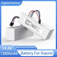 14.4V P1904-4S1P-MM Battery For Xiaomi Mijia 1C STYTJ01ZHM Robot Vacuum Mop Cleaner 12800mAh Replacement Battery Accessories 1