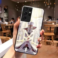 Hazbin Hotel Shockproof Glass Phone Case - Samsung A31 4G (Black1)