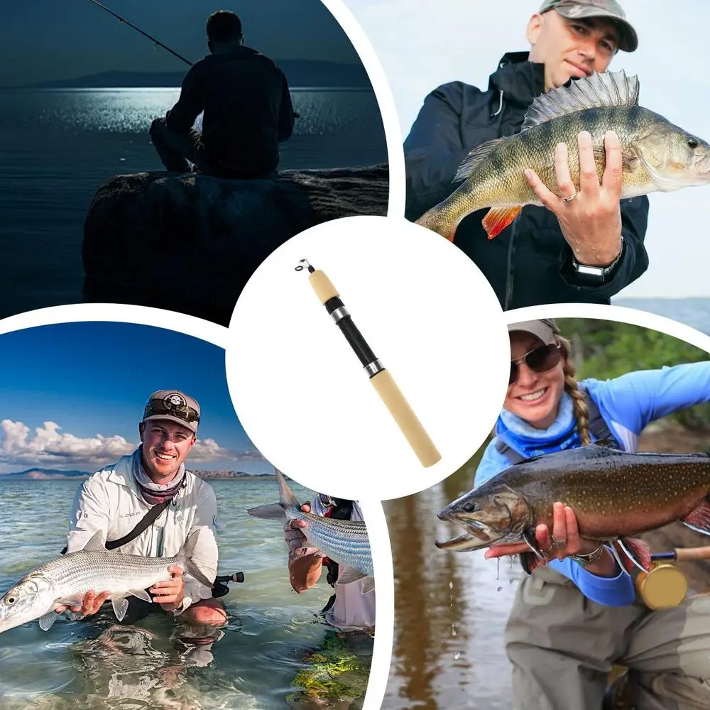 Description Picture 5 of itemIce Fishing Rod Portable Shrimp Fishing Pole Light Weight River Comfortable Grip Carp Tackle