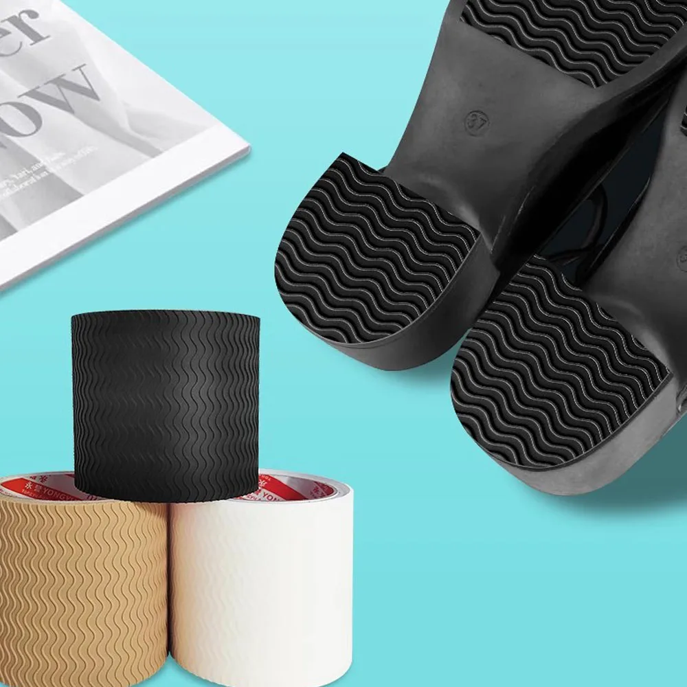 미끄럼 방지 하이힐 그립 밑창 보호대, 튼튼한 밑창 보호대, 자체 접착 밑창 스티커, 부츠 및 구두 수리 키트