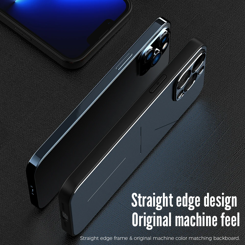 For iPhone 14 Pro 6.1 inch Straight Edge Phone Cover Ring Holder