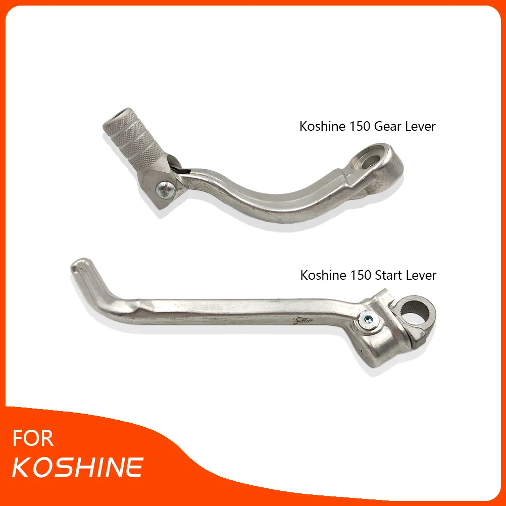 For Koshine XN125 XN150 Motorcycle Gear Shift Shaft Start Lever Dirt Pit Bike Ignition Kick Arm Foot Pedal Footrest Spare Parts