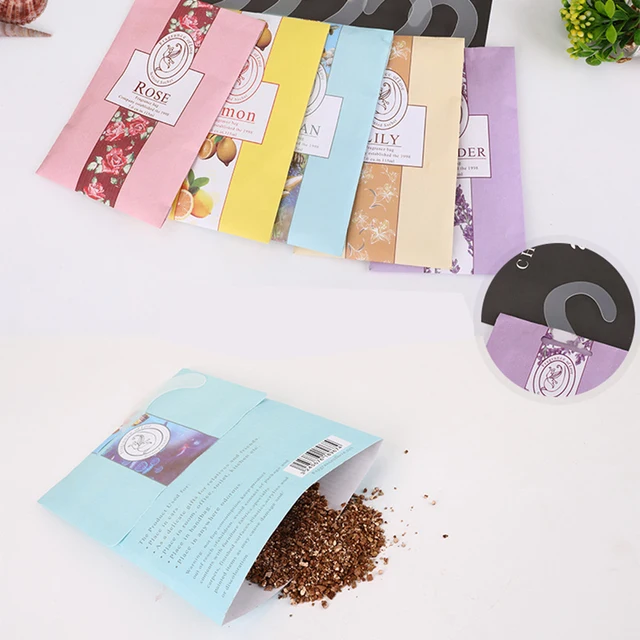 3/6 db Természetes Tasak -Aromaterápiás Táska Függő Illatos A Szekrény Szekrényhez Autó Illata Levegő Frissítő Otthoni Kellékek - Image 4