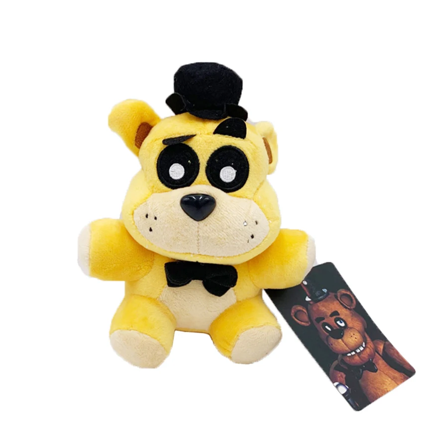 thumbnail image 1 of Juguetes de peluche FNAF de 18 cm, animales de Freddy Kawaii, Foxy, Bonnie, Bear Ribbit, juguetes de peluche en stock, regalo de cumpleaños de peluche para niños, 1 of 5