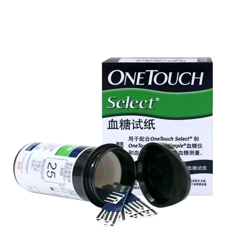 Blood Glucose Test Strips 25/50/100pcs for One Touch Select blood glucose strips
