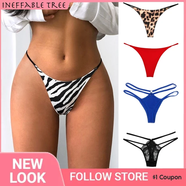 Sexy Womens Underwear Low Waist Thongs Panties G-String Lingerie