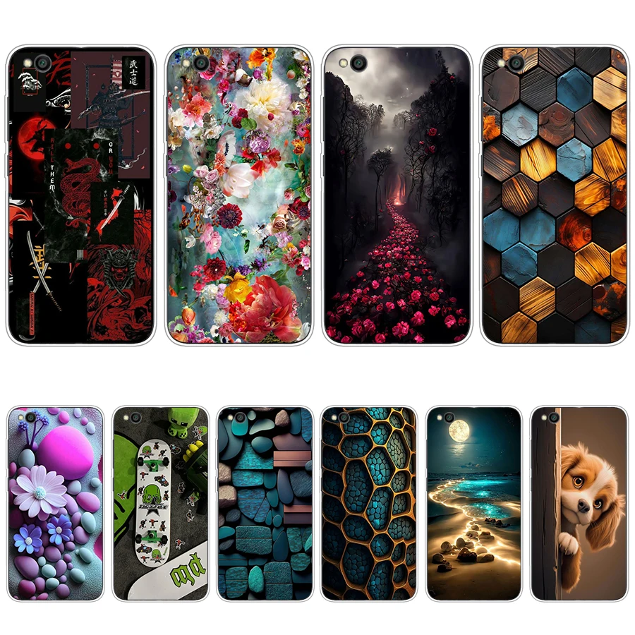 Custodia Per Telefono Con Cover In Tpu In Silicone Morbido S1 Colorful Song Per Xiaomi Redmi Go