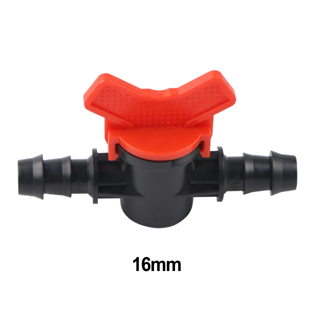 

Durable Shutoff Valve, PN4 Drip Hose Connector, 16mm x 16mm PE Pipe Plug Valve, Ideal for Pond Construction and Irrigation