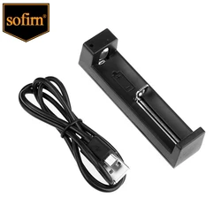 Sofirn Battery Charger for 26650 18650 21700 16340 14500  Rechargeable Battery Universal Charger USB Charger For battery