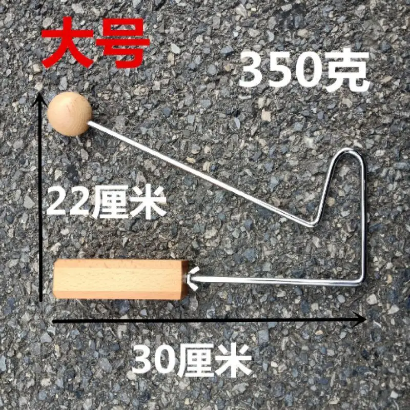 Wooden Ball Watchman's Clapper Percussion Instrument Stage Performance Accompaniment Shaker Children Orff Musical Toy