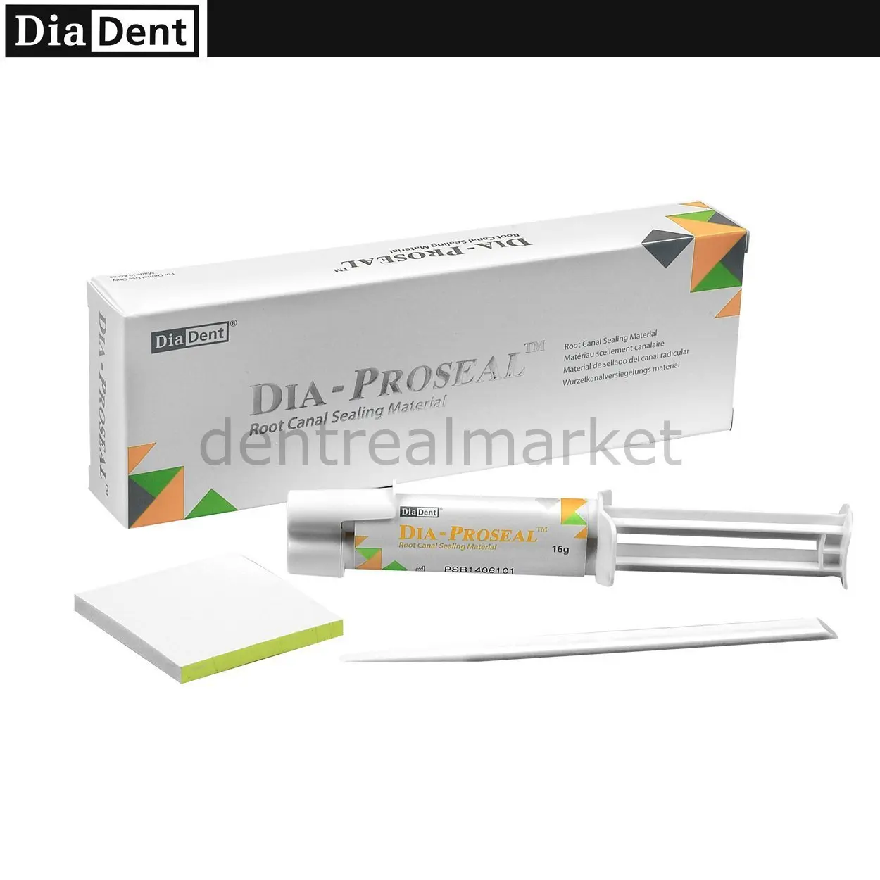 

DiaDent Proseal Resin Based Root Canal Sealant - 16 g-Root Canal Sealer is an epoxy resin-based formula with outstanding flow ch