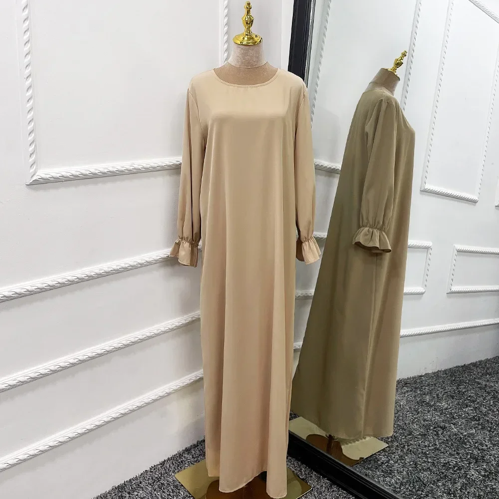 Ramadan Eid Hooded Abaya Jilbab 2 Piece Set Islamic Muslim Prayer Clothes Women Long Hijab Khimar Dress Set Dubai Outfit Burka