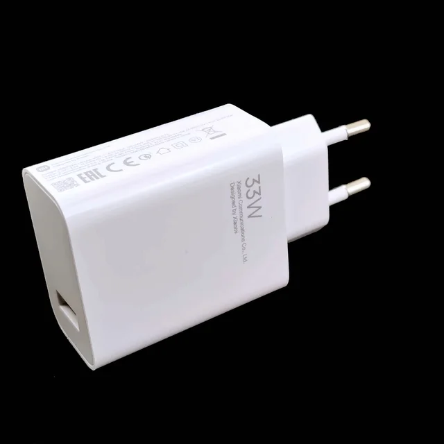 Para Xiaomi 33W original Fast Travel Adapter Cargador de pared con