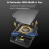 MHP50 Mini Hot Plate Preheater 5*5cm Heating Area Constant Temperature Heating Table 350℃ Intelligent Heating Tool MINIWARE 4