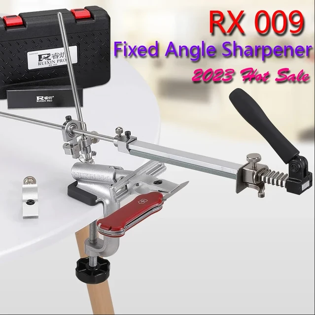 Latest 2023 UPGRADED RUIXIN PRO RX-009 Knife Sharpener Professional  Stainless Steel Kitchen Set 360 Degree Flip Fix-angle With 4 Sharpening  Stone