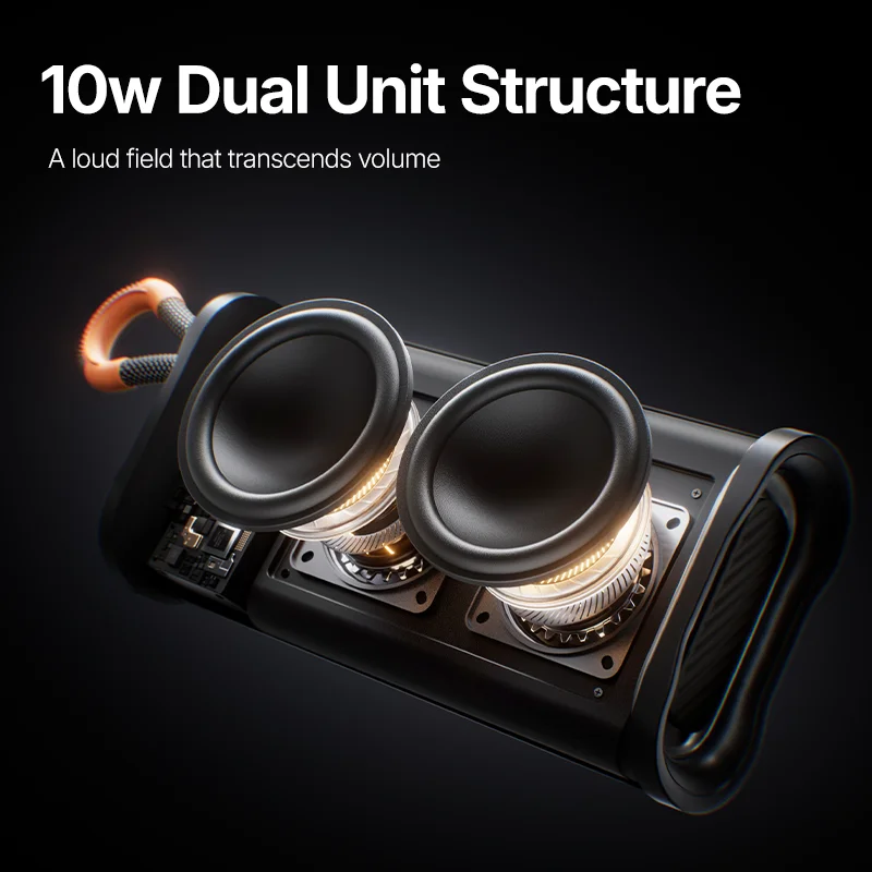 Sanag M15 Protable Bluetooth Speaker IPX4 3D Stereo Wireless Speaker 10H Bluetooth 5.3 Sound Surround Loudspeaker