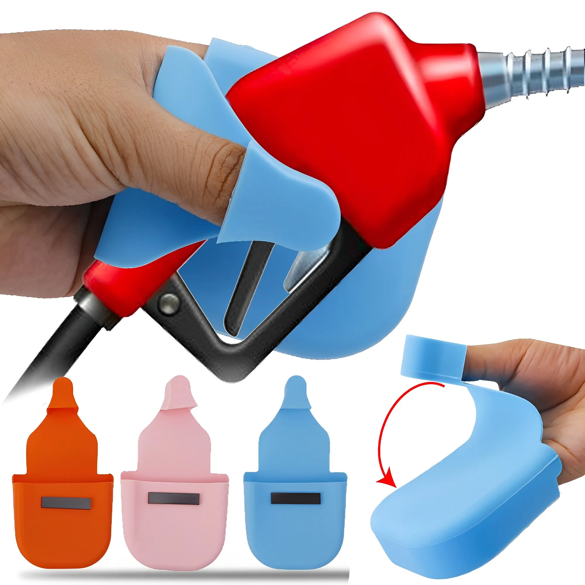 

Portable Protective Grease Gun Gloves Reusable Fuelling Gloves Universal Gas Glove Magnetic Fueling Durable Silicone Gloves