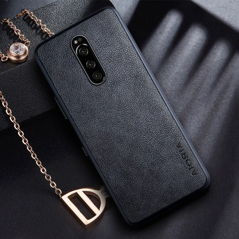 Sophisticated Retro Business PU Leather Phone Cover