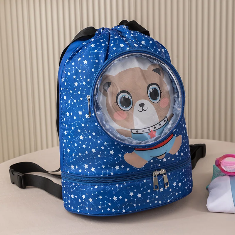 New Waterproof Swim Backpack with Dry Wet Separation Large Capacity Travel Gym Bag 5