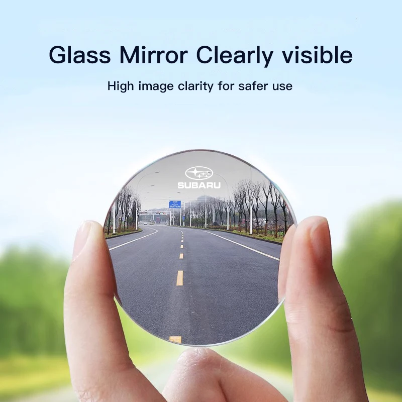 Subaru High-Definition Rearview Wide-Angle Circular Mirror