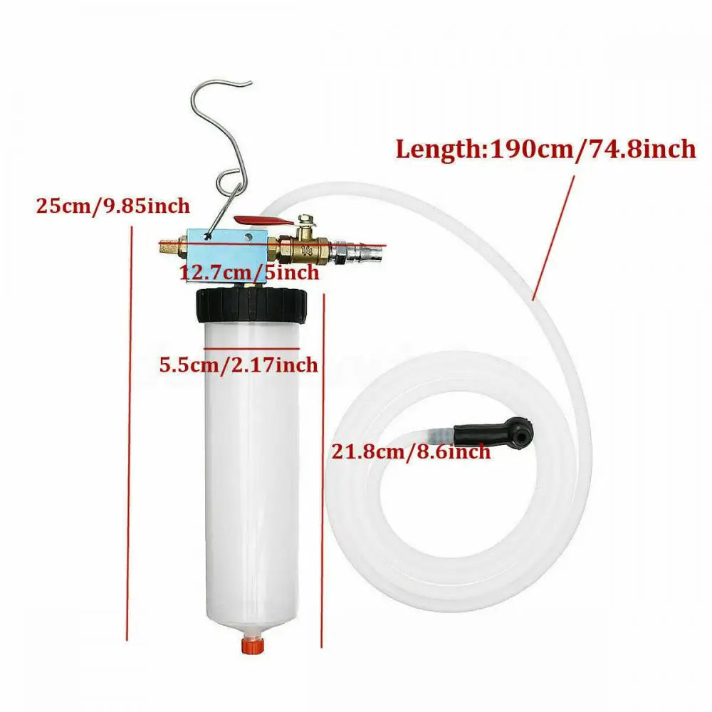 Brake Bleeder Kit Auto Car Brake Fluid Oil Change Tool Hydraulic Clutch Oil Pump Bleeder Empty Exchange Drained For Car Motorcycle