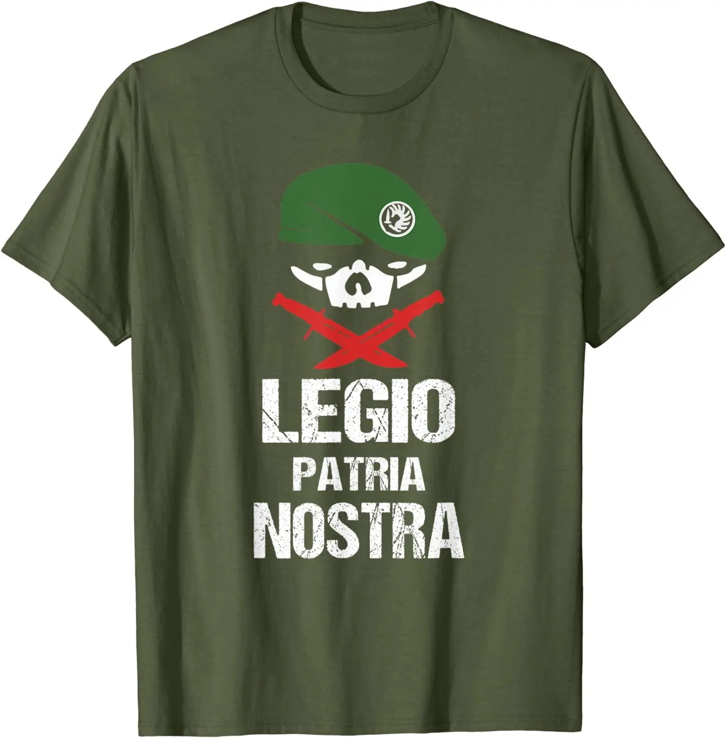 

Legio Patria Nostra Legion Slogan Legionnaire Men T-Shirt Short Sleeve Casual Cotton O-Neck Shirts