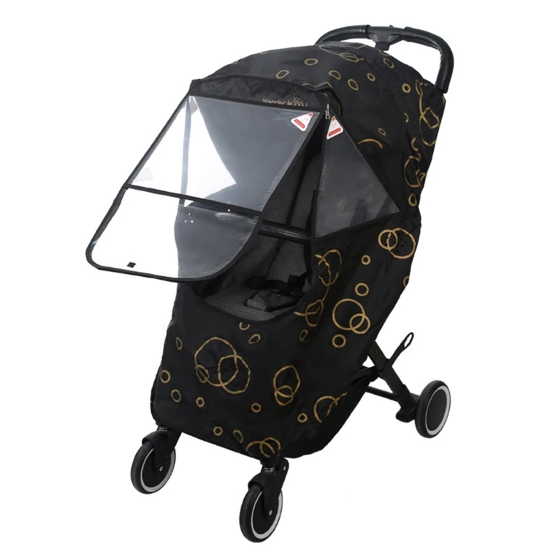 

Baby Stroller Weather Shield Rain Cover Breathable Baby Pushchair Cover Pram Accessories Portective Shield with Zipper