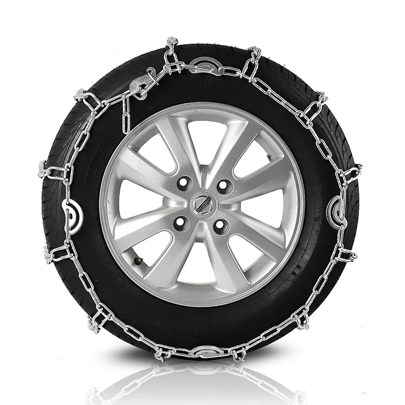 Car Tire Anti-skid Steel Chain Winter Spikes Cadenas Para Nieve For Tire Chains Rain Winter Tool Tires For Car Truck SUV
