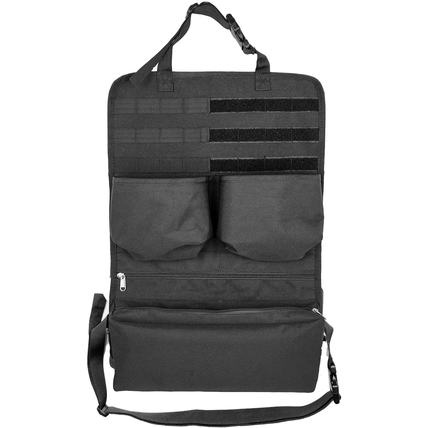 자동차 소화기 거치대 보관용 전술 시트 등받이 정리함, 범용 핏 지프 F150 트럭 픽업 (1 팩) 