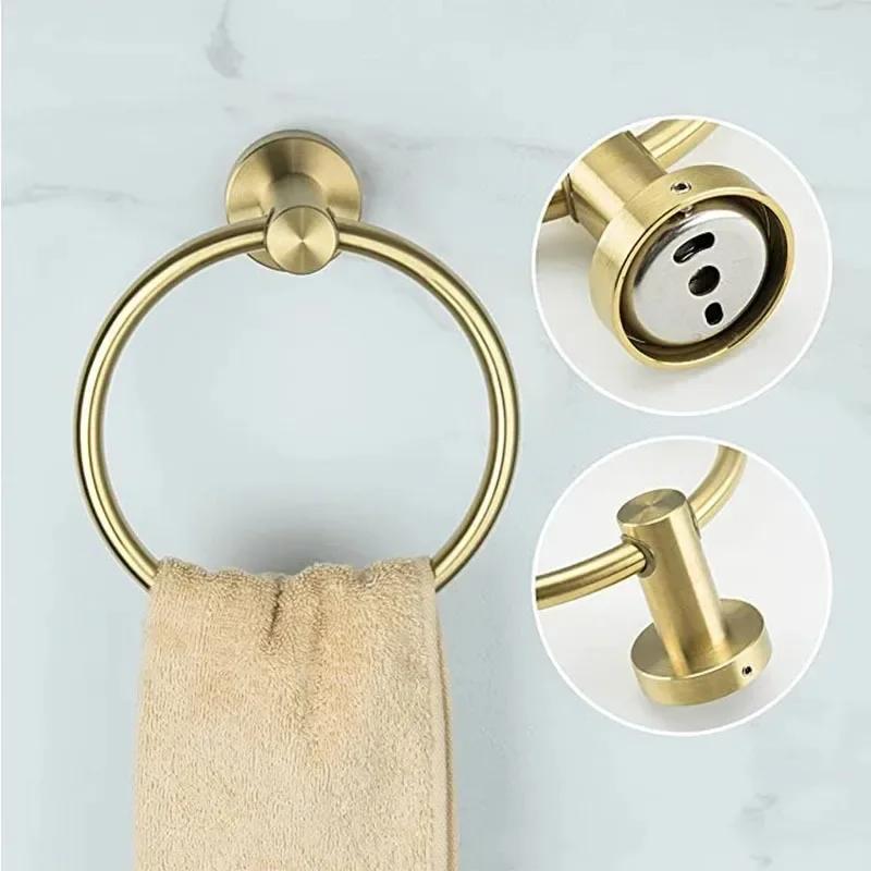Bathroom Hardware Set Accessories Gold Shelf Robe Hook Hanger Towel Rail Bar Rack Tissue Paper Holder Stainless Steel toilet paper holder towel hook bathroom hardware set bathroom hardware accessories clothes hook